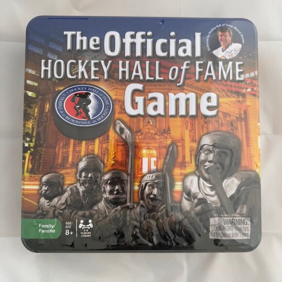 NEW The Official Hockey Hall of Fame Board Game in Tin Metal Box - Picture 1 of 12